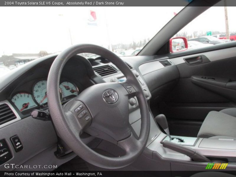 Absolutely Red / Dark Stone Gray 2004 Toyota Solara SLE V6 Coupe