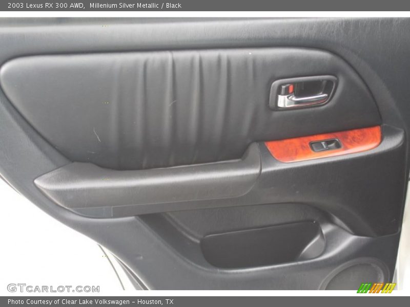 Millenium Silver Metallic / Black 2003 Lexus RX 300 AWD