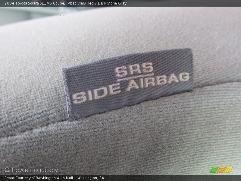 Absolutely Red / Dark Stone Gray 2004 Toyota Solara SLE V6 Coupe