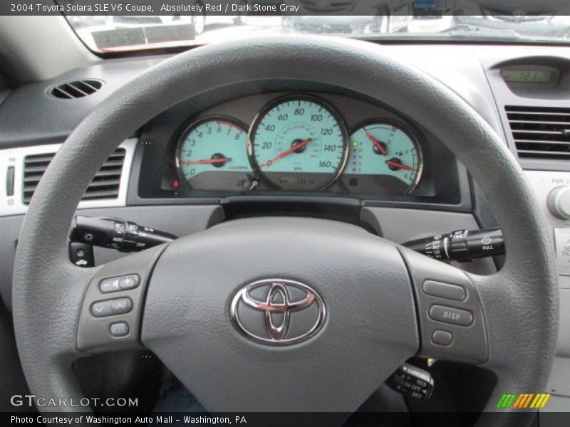 Absolutely Red / Dark Stone Gray 2004 Toyota Solara SLE V6 Coupe