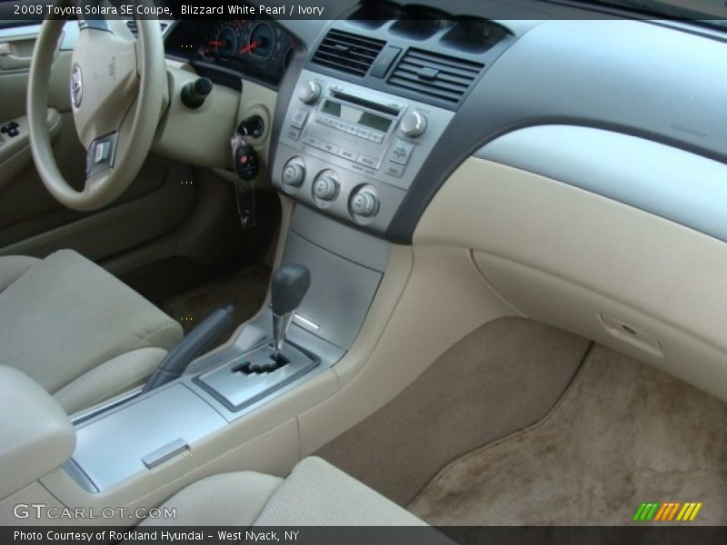 Blizzard White Pearl / Ivory 2008 Toyota Solara SE Coupe
