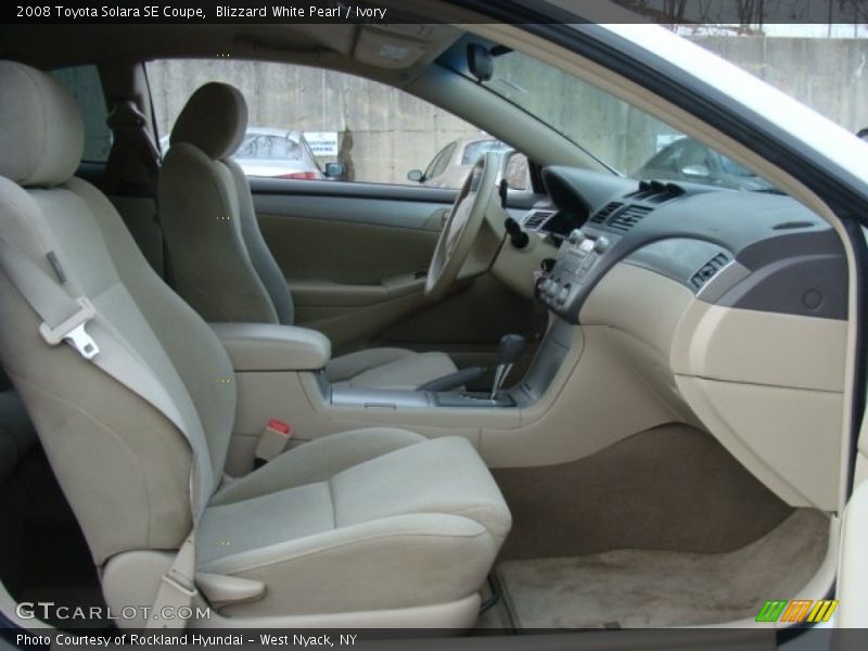 Blizzard White Pearl / Ivory 2008 Toyota Solara SE Coupe