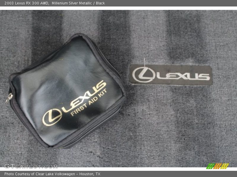 Millenium Silver Metallic / Black 2003 Lexus RX 300 AWD