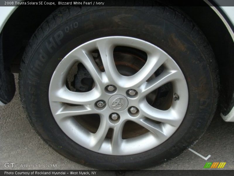 Blizzard White Pearl / Ivory 2008 Toyota Solara SE Coupe
