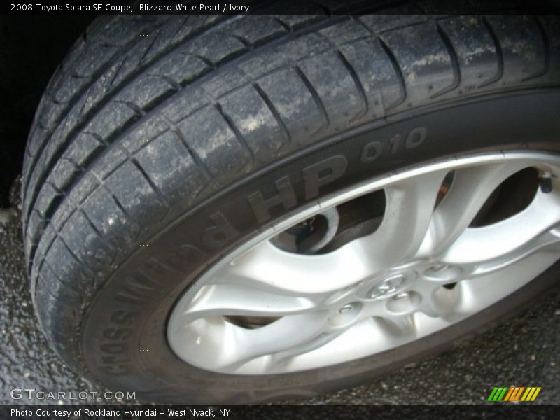 Blizzard White Pearl / Ivory 2008 Toyota Solara SE Coupe