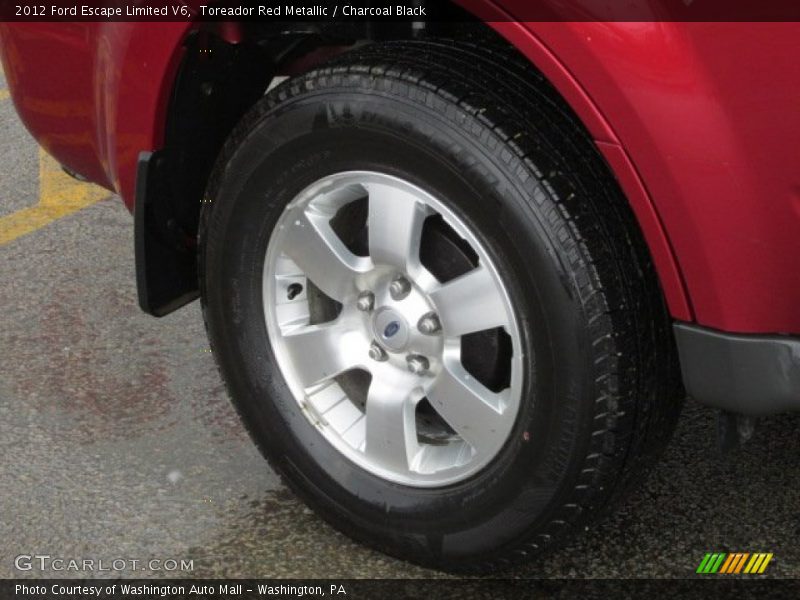 Toreador Red Metallic / Charcoal Black 2012 Ford Escape Limited V6