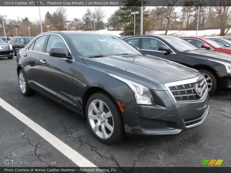 Phantom Gray Metallic / Jet Black/Jet Black 2014 Cadillac ATS 2.5L
