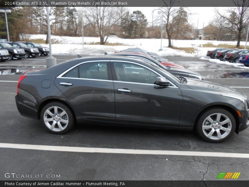 Phantom Gray Metallic / Jet Black/Jet Black 2014 Cadillac ATS 2.5L