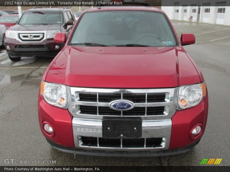 Toreador Red Metallic / Charcoal Black 2012 Ford Escape Limited V6