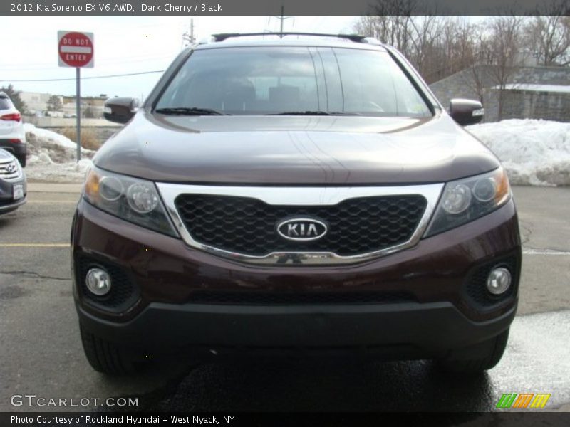 Dark Cherry / Black 2012 Kia Sorento EX V6 AWD