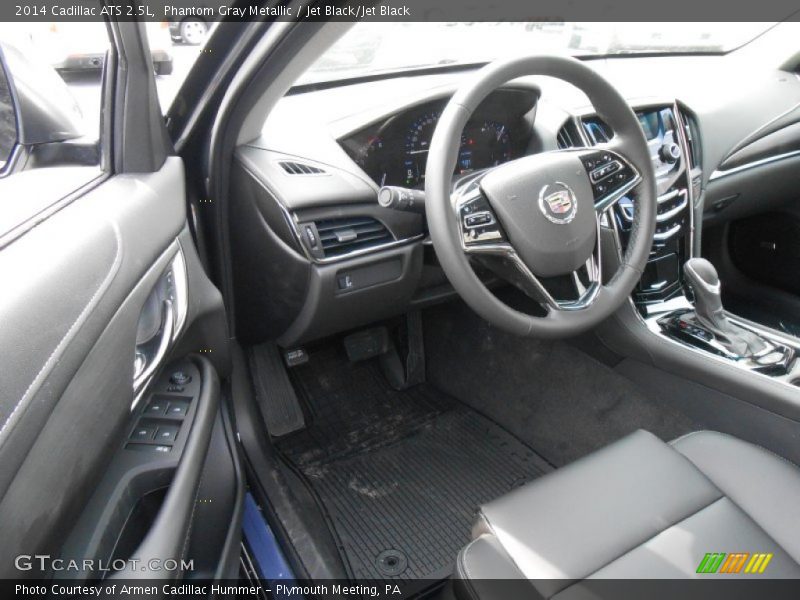 Phantom Gray Metallic / Jet Black/Jet Black 2014 Cadillac ATS 2.5L