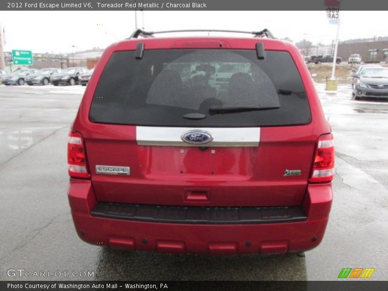 Toreador Red Metallic / Charcoal Black 2012 Ford Escape Limited V6