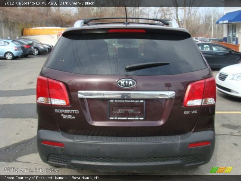 Dark Cherry / Black 2012 Kia Sorento EX V6 AWD