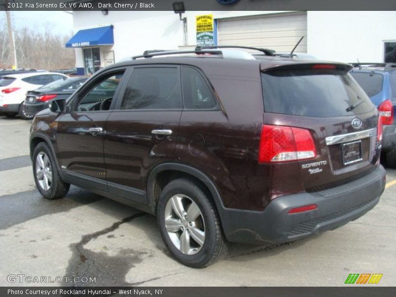 Dark Cherry / Black 2012 Kia Sorento EX V6 AWD