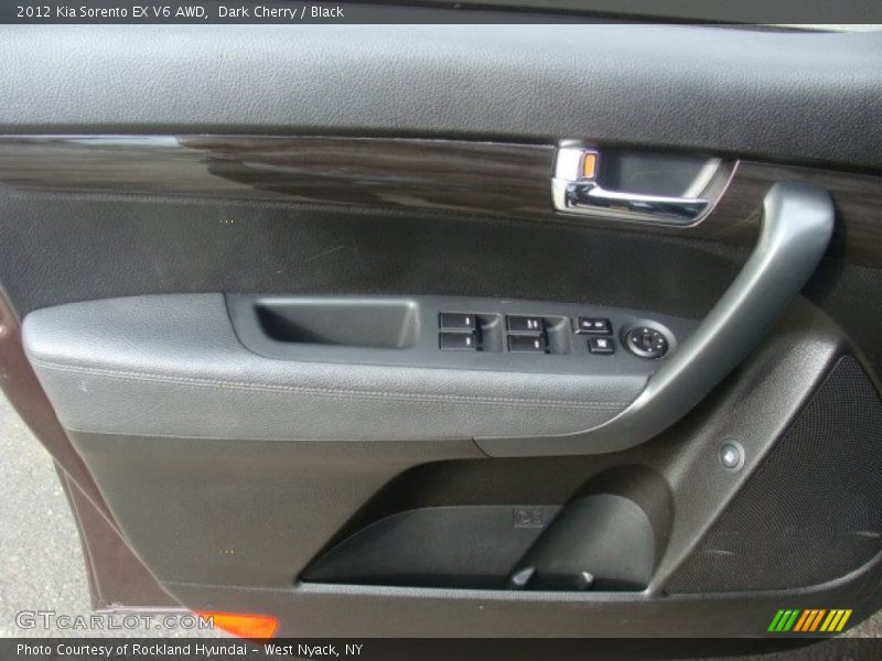 Dark Cherry / Black 2012 Kia Sorento EX V6 AWD