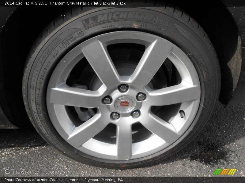 Phantom Gray Metallic / Jet Black/Jet Black 2014 Cadillac ATS 2.5L