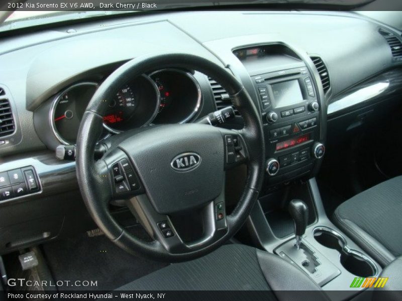 Dark Cherry / Black 2012 Kia Sorento EX V6 AWD