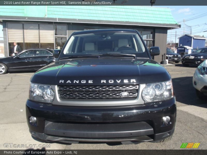 Santorini Black / Ivory/Ebony 2010 Land Rover Range Rover Sport HSE