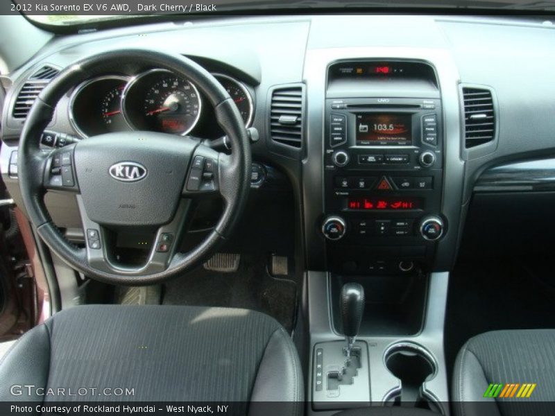 Dark Cherry / Black 2012 Kia Sorento EX V6 AWD