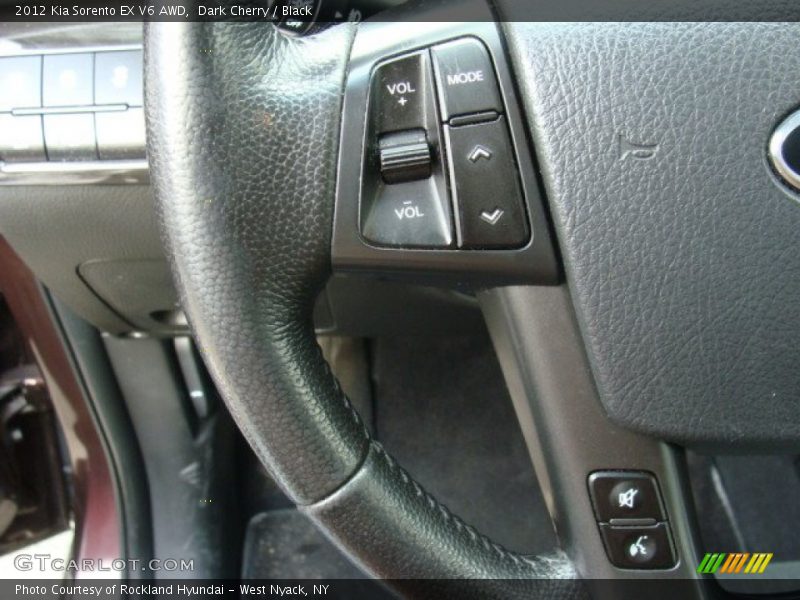 Dark Cherry / Black 2012 Kia Sorento EX V6 AWD