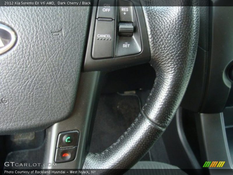Dark Cherry / Black 2012 Kia Sorento EX V6 AWD