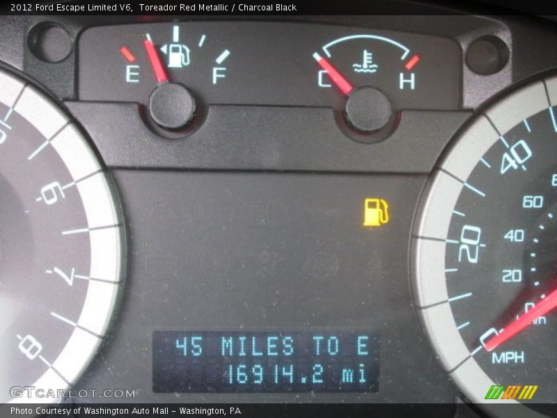 Toreador Red Metallic / Charcoal Black 2012 Ford Escape Limited V6