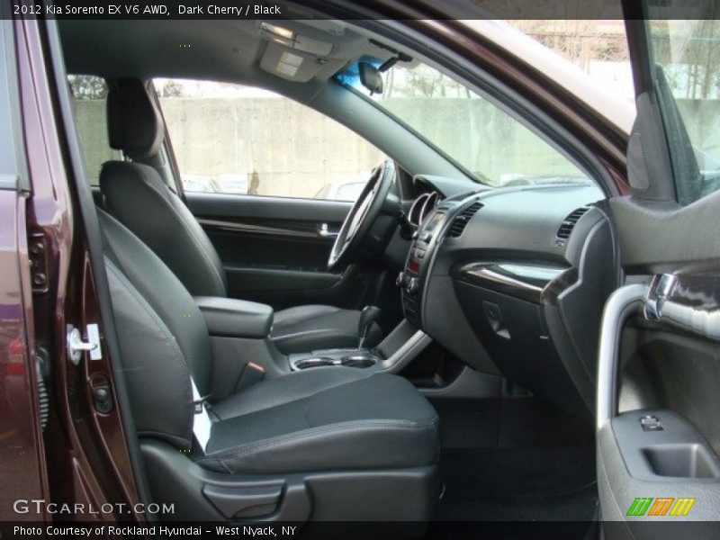 Dark Cherry / Black 2012 Kia Sorento EX V6 AWD