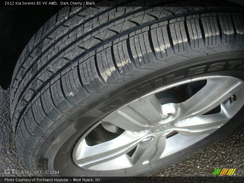 Dark Cherry / Black 2012 Kia Sorento EX V6 AWD