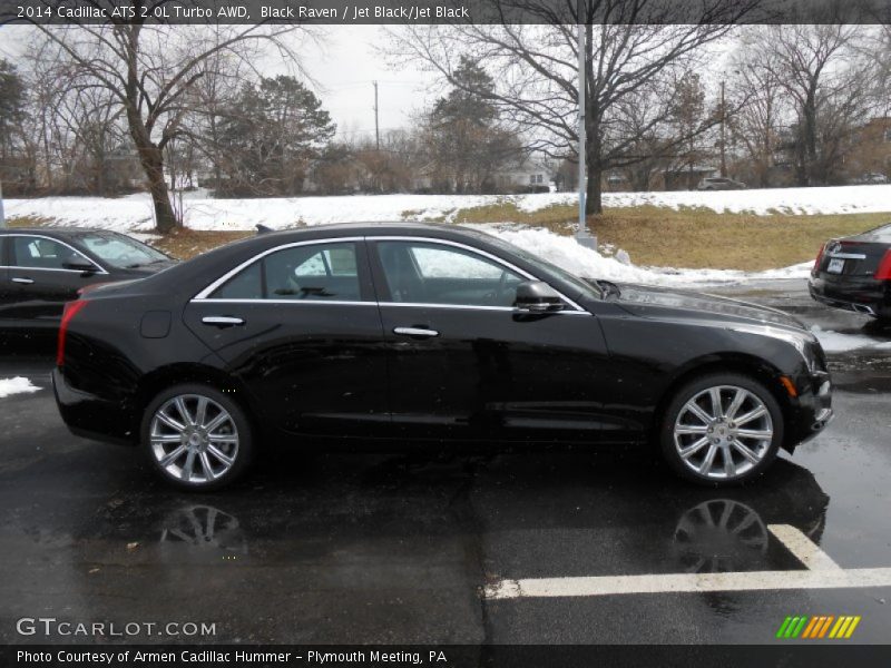 Black Raven / Jet Black/Jet Black 2014 Cadillac ATS 2.0L Turbo AWD