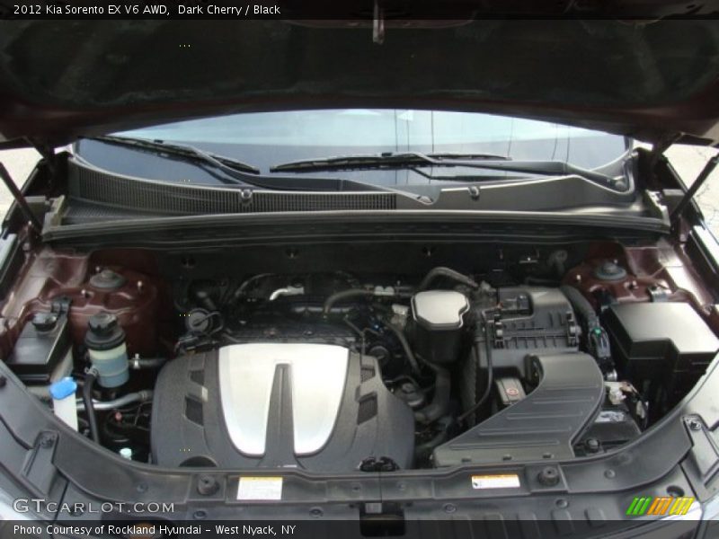 Dark Cherry / Black 2012 Kia Sorento EX V6 AWD