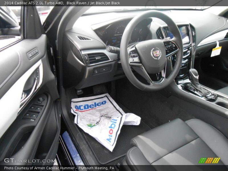 Black Raven / Jet Black/Jet Black 2014 Cadillac ATS 2.0L Turbo AWD