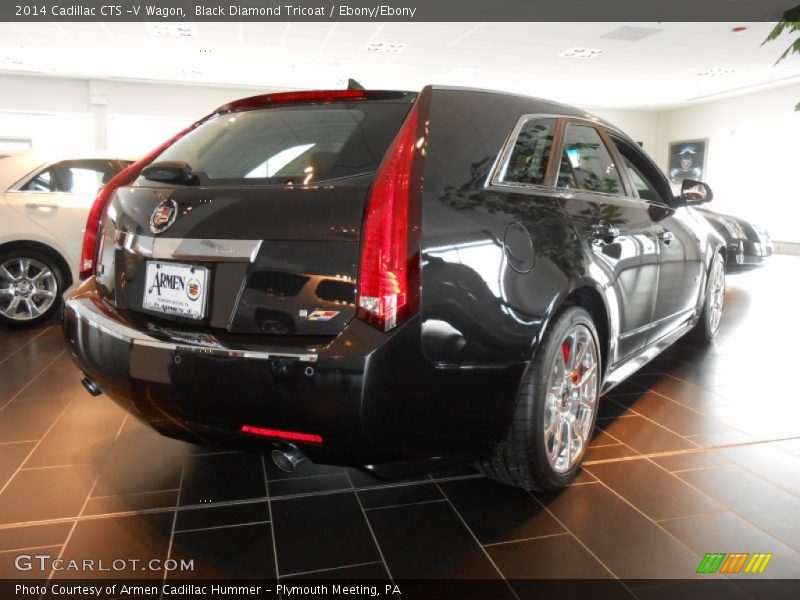 Black Diamond Tricoat / Ebony/Ebony 2014 Cadillac CTS -V Wagon