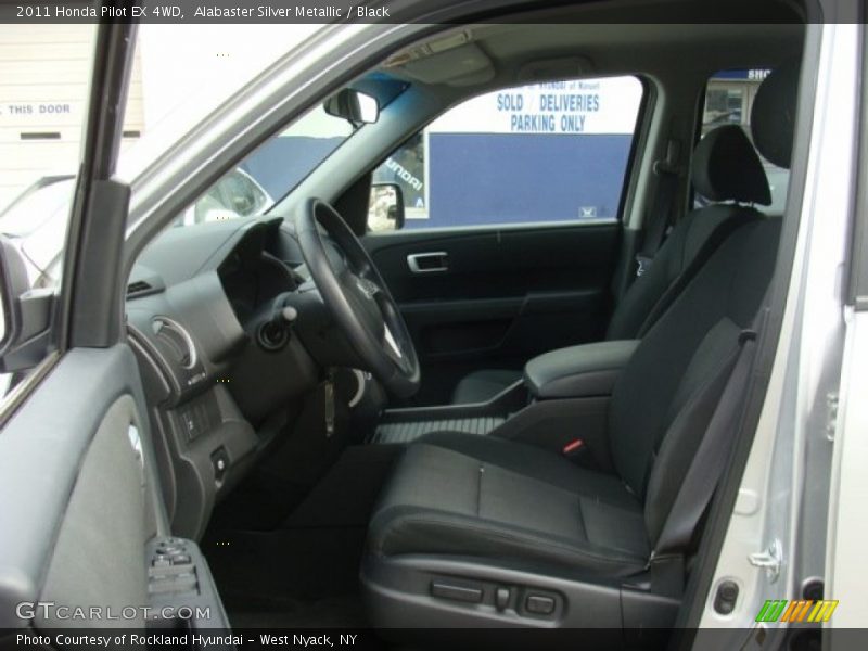 Alabaster Silver Metallic / Black 2011 Honda Pilot EX 4WD