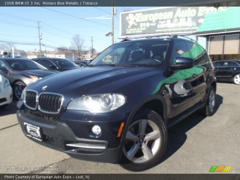 Monaco Blue Metallic / Tobacco 2008 BMW X5 3.0si