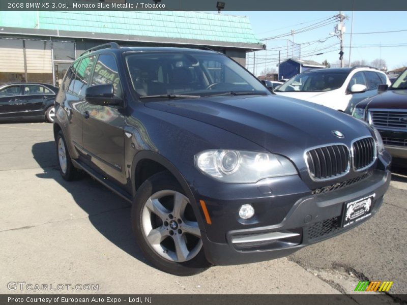 Monaco Blue Metallic / Tobacco 2008 BMW X5 3.0si