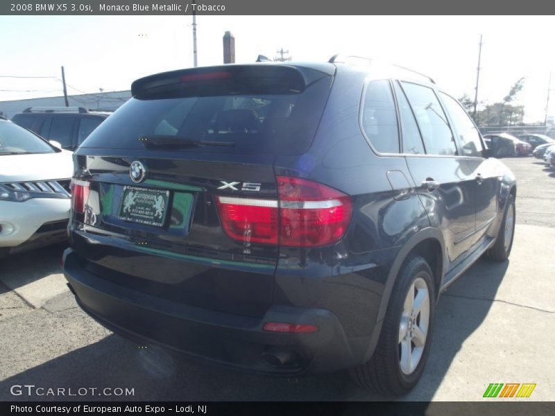 Monaco Blue Metallic / Tobacco 2008 BMW X5 3.0si