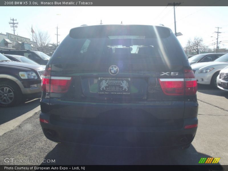 Monaco Blue Metallic / Tobacco 2008 BMW X5 3.0si