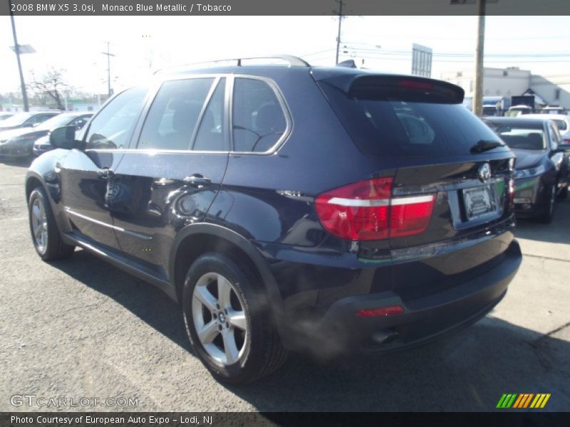 Monaco Blue Metallic / Tobacco 2008 BMW X5 3.0si