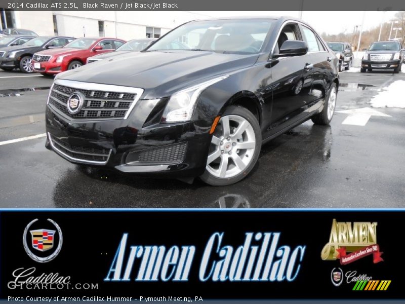 Black Raven / Jet Black/Jet Black 2014 Cadillac ATS 2.5L