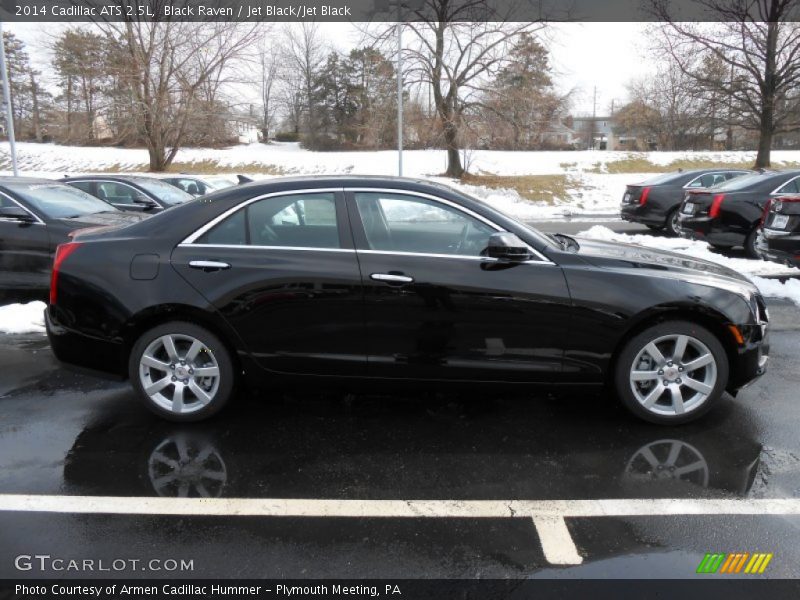 Black Raven / Jet Black/Jet Black 2014 Cadillac ATS 2.5L