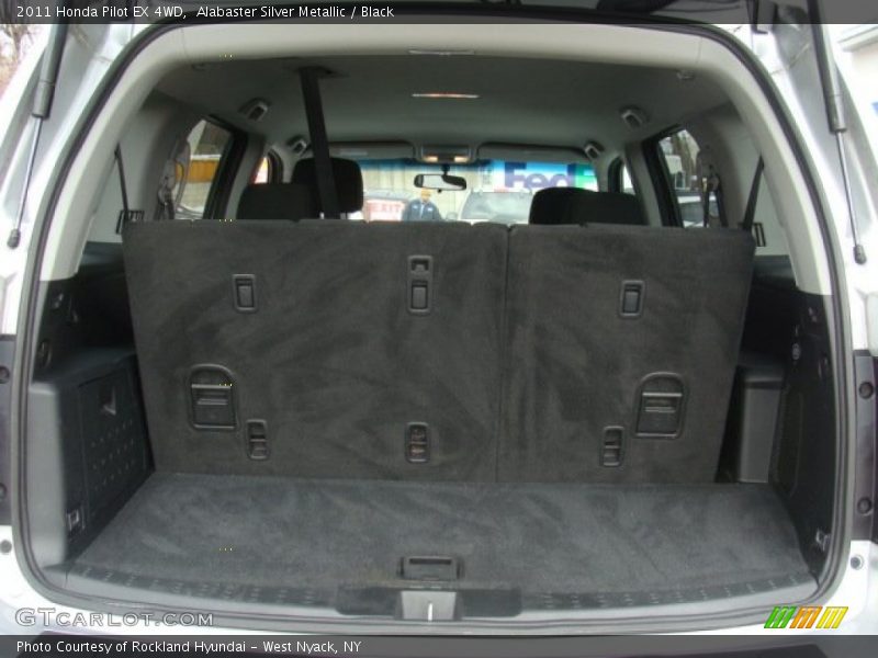 Alabaster Silver Metallic / Black 2011 Honda Pilot EX 4WD