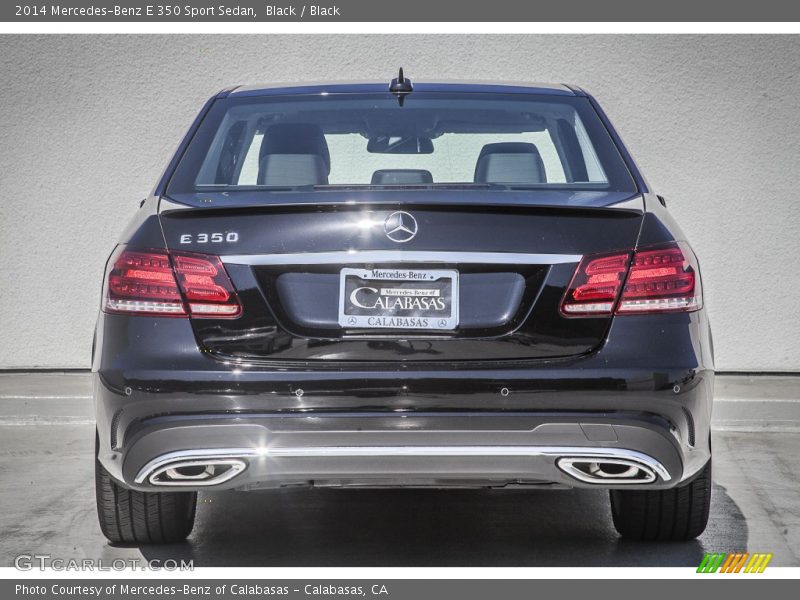 Black / Black 2014 Mercedes-Benz E 350 Sport Sedan