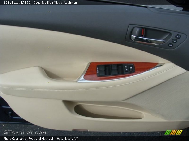 Deep Sea Blue Mica / Parchment 2011 Lexus ES 350