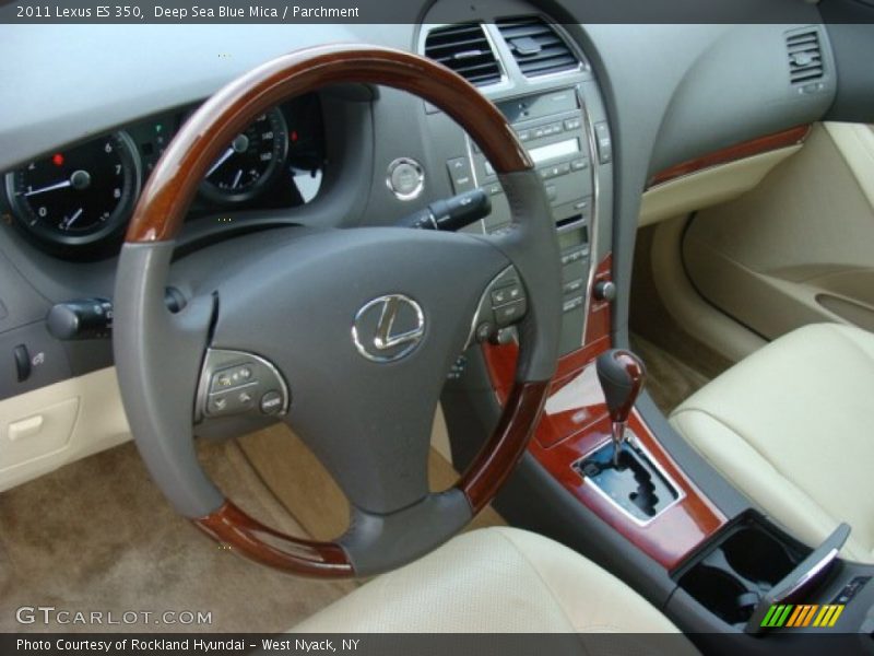 Deep Sea Blue Mica / Parchment 2011 Lexus ES 350