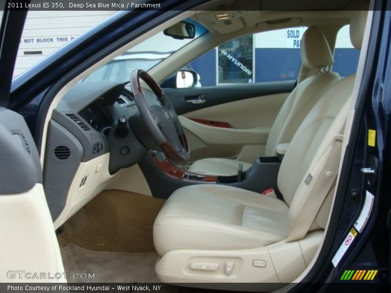 Deep Sea Blue Mica / Parchment 2011 Lexus ES 350