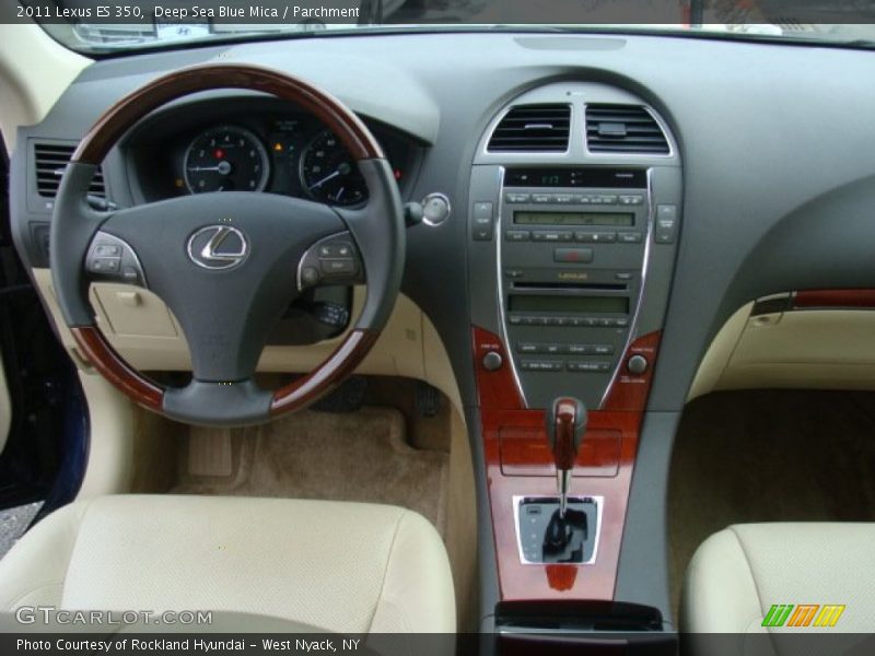 Deep Sea Blue Mica / Parchment 2011 Lexus ES 350