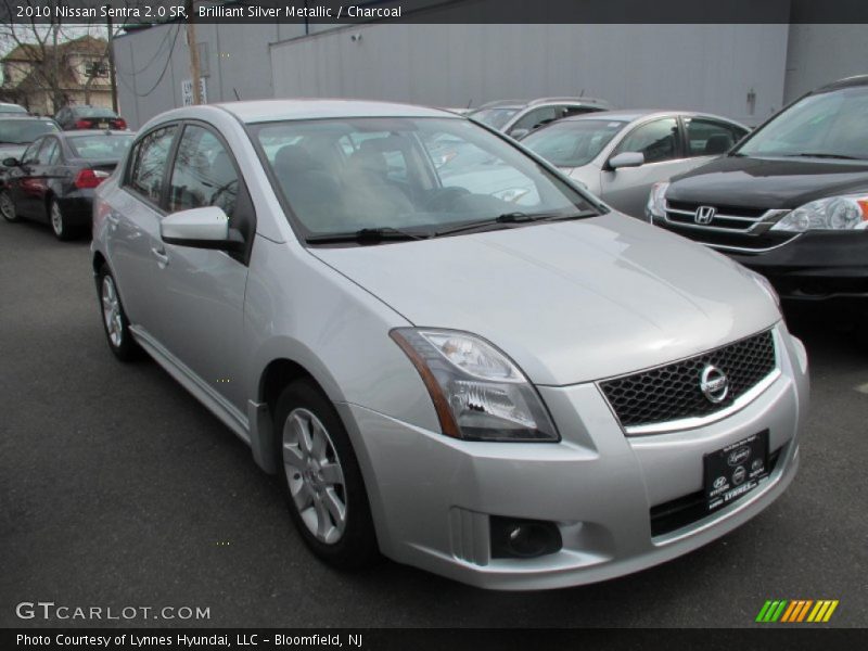Brilliant Silver Metallic / Charcoal 2010 Nissan Sentra 2.0 SR