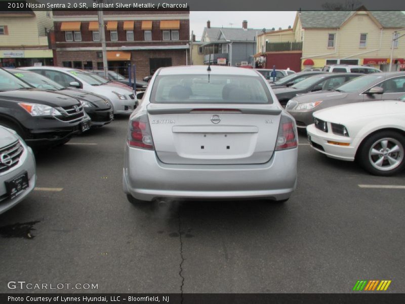 Brilliant Silver Metallic / Charcoal 2010 Nissan Sentra 2.0 SR
