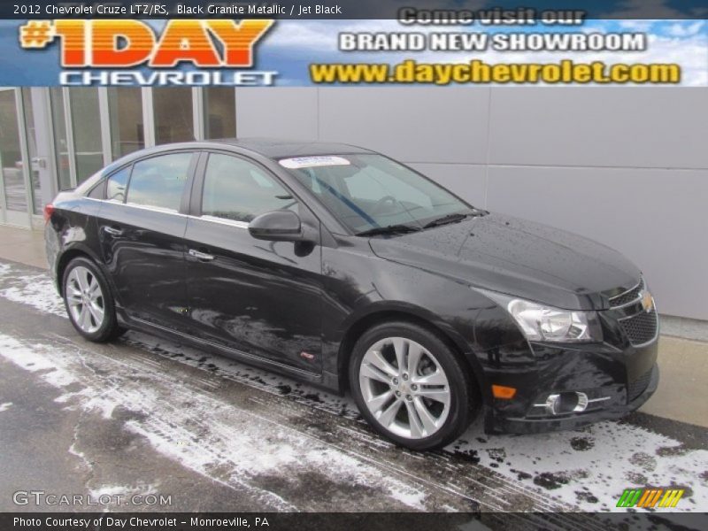 Black Granite Metallic / Jet Black 2012 Chevrolet Cruze LTZ/RS