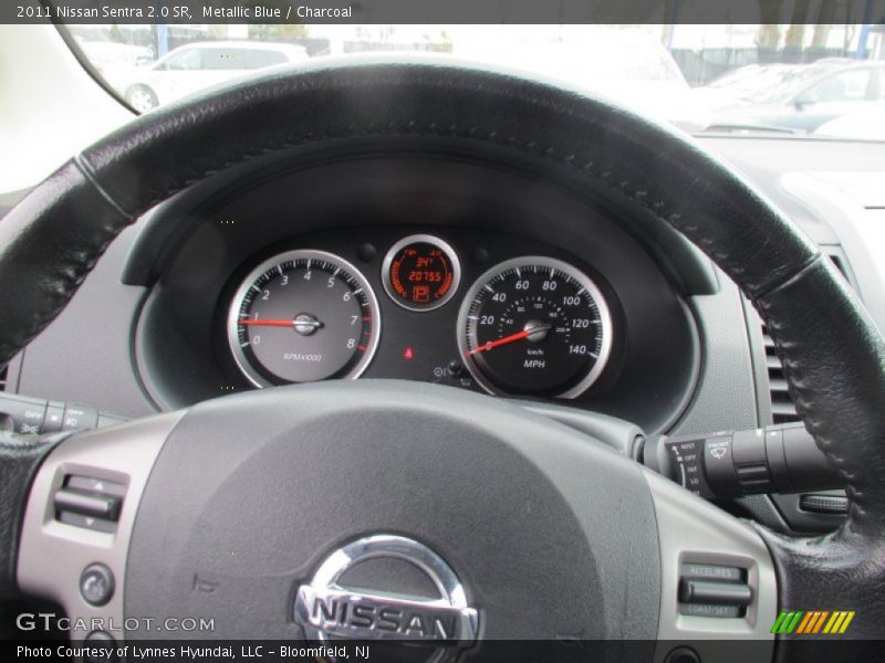 Metallic Blue / Charcoal 2011 Nissan Sentra 2.0 SR